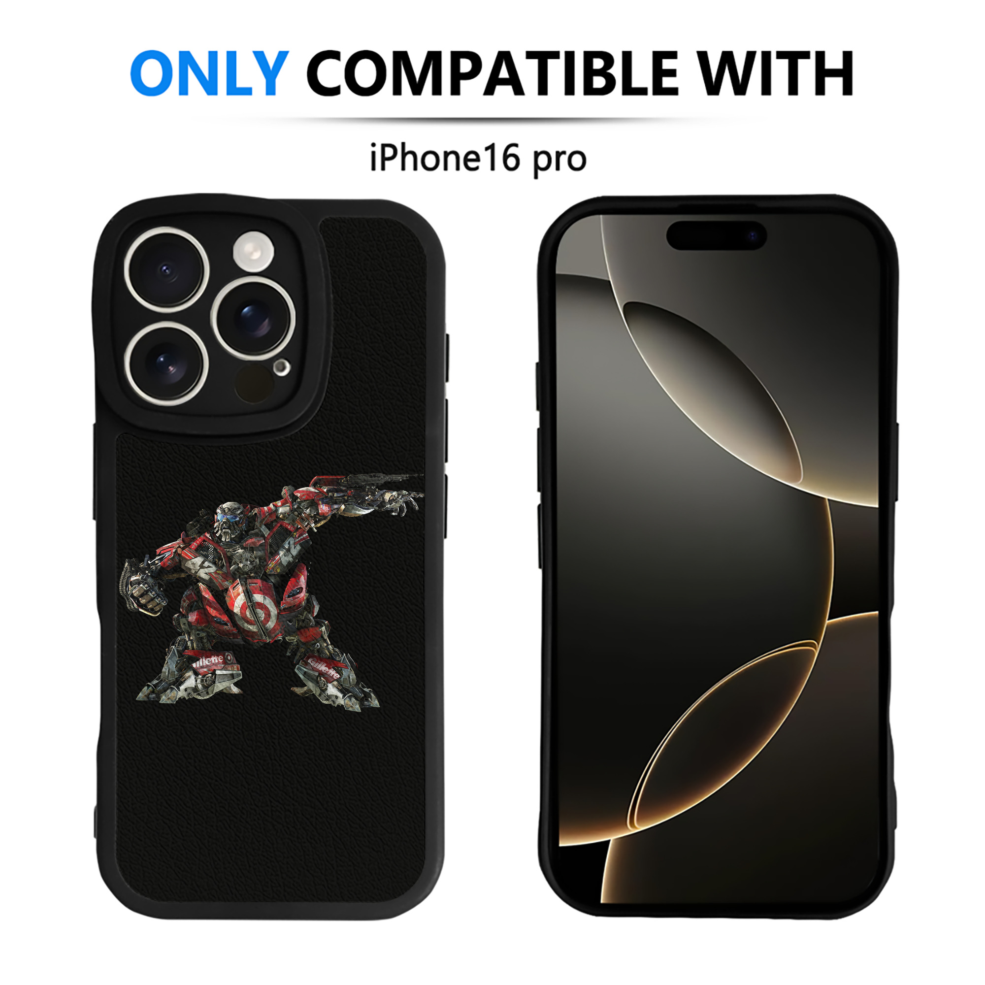（画像用）  【iPhone 16シリーズ対応】シリコンスマホケース（レザー調） 材質：シリコン